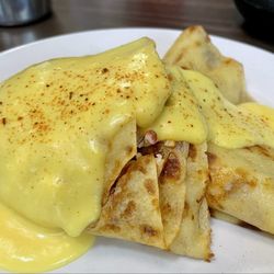 Crab crepes