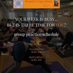 Bonnie's Yoga Shala - Your calendar is filling up... but have you made time for YOU this week? A little movement, mindful breathing, and yoga might be just wh