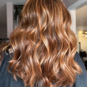 Moonstone Salon - Shiny copper balayage by Melanie - Hair Stylists Near Me - Clinton, New Jersey Moonstone Salon - Shiny copper balayage by Melanie - Hair Stylists Near Me - Clinton, New Jersey