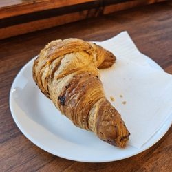 Unnamed Cafe - Chocolate croissant toasted