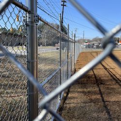 Black Label Fence - 6' commercial chain link fence