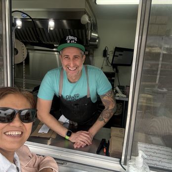 David Doughie's Bagelry - Owner Devin and myself. - Bagels Near Me - Austin, Texas