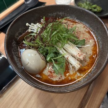 Whisky & Ramen - The Outsider (vegan) with egg I asked for - Ramen Near Me - Anchorage, Alaska Whisky & Ramen - The Outsider (vegan) with egg I asked for - Ramen Near Me - Anchorage, Alaska