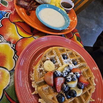 The Flying Biscuit Cafe - FL Sunshine Waffle Breakfast - Southern Near Me - Sandy Springs, Georgia The Flying Biscuit Cafe - FL Sunshine Waffle Breakfast - Southern Near Me - Sandy Springs, Georgia