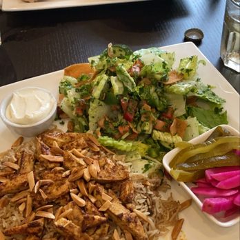 Retour Bistro - The vegan chicken dinner with fattoush - Bistros Near Me - Guelph, Ontario Retour Bistro - The vegan chicken dinner with fattoush - Bistros Near Me - Guelph, Ontario