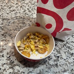 Grilled Chicken Nugget Scramble Bowl