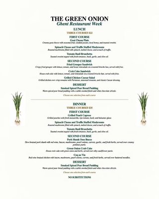 Menu photo 2 The Green Onion Norfolk, VA Menu photo 2 The Green Onion Norfolk, VA