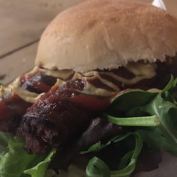Wild boar bap at world of wurst Wild boar bap at world of wurst
