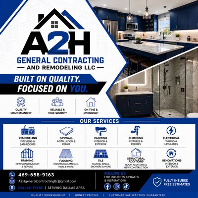 A2H General Contracting & Remodeling Services on Yelp