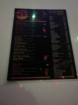 Menu photo 3 Hydeout Houston Houston, TX