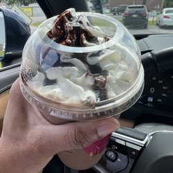 Classic Cup - Large classic mocha frappe with an extra shot of espresso