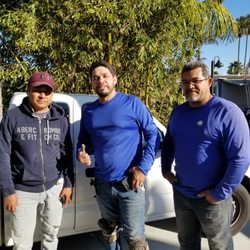 GR8 Energy - Installation crew, Rafael, Hebert and Omar