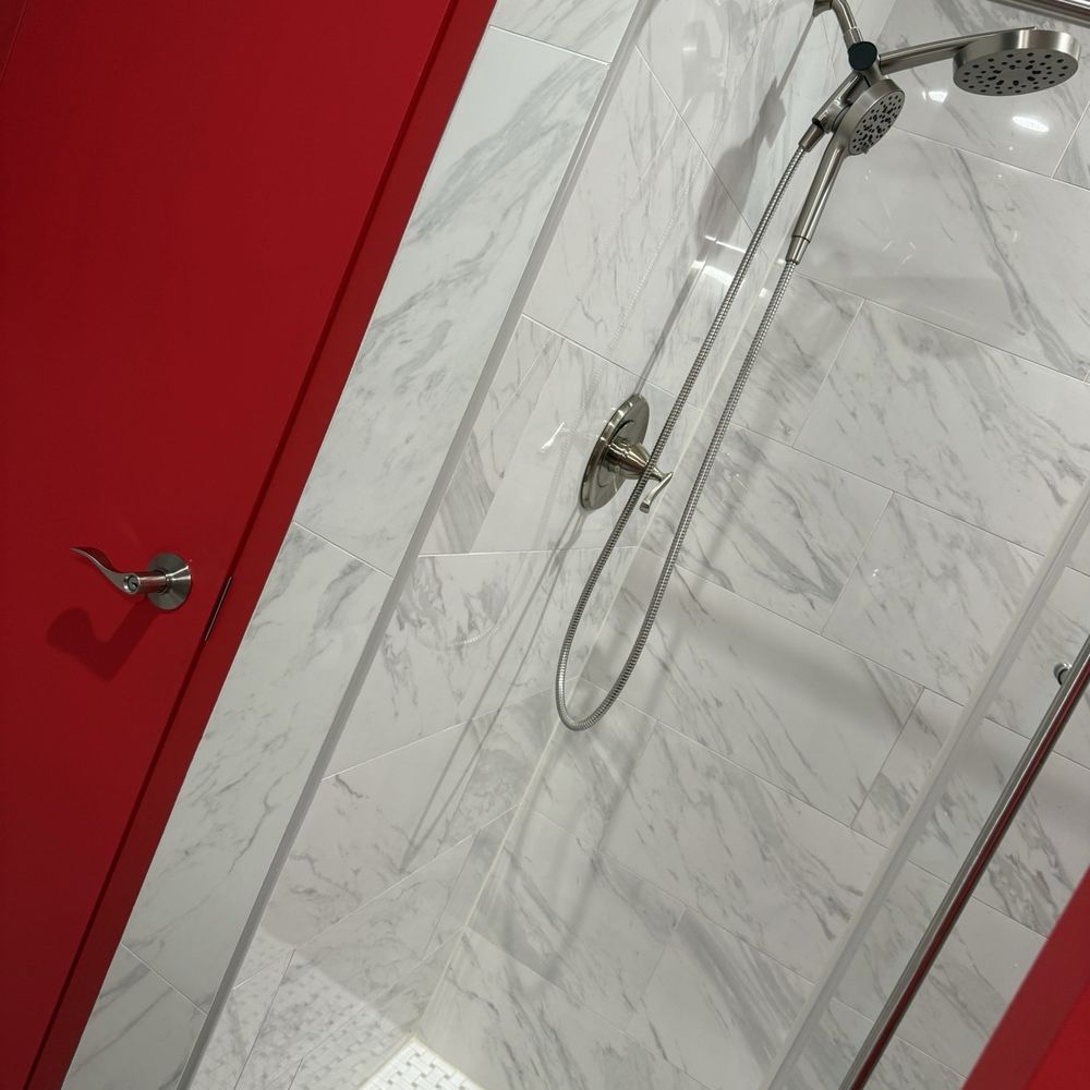 HOTWORX - Houston TX - Summerwood - Shower is a nice size and clean. - Yoga Near Me - Houston, Texas