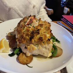 The Bull Run Restaurant - The haddock ( a popular item on the menu)