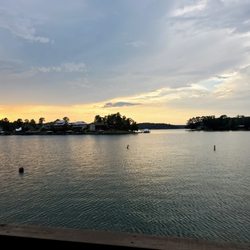 Smith Marina on Lake Martin - Sunset view from their elevated deck