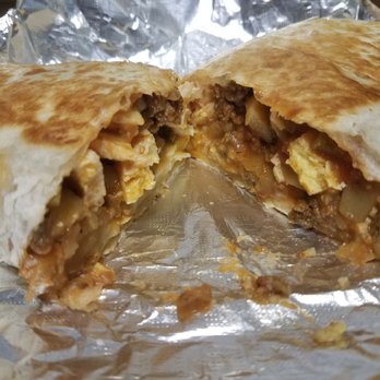 Eat n' Run Cafe - Chorizo breakfast burrito. - Sandwiches Near Me - Flagstaff, Arizona