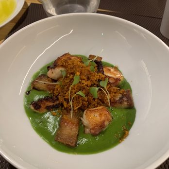 Teòric - Octopus, pork belly Trinxat dish. - Tapas Bars Near Me - Barcelona, B Teòric - Octopus, pork belly Trinxat dish. - Tapas Bars Near Me - Barcelona, B
