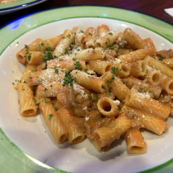 Romano Mercato Italiano - Vodka Rigatoni with Sausage - Italian Near Me - Henderson, Nevada Romano Mercato Italiano - Vodka Rigatoni with Sausage - Italian Near Me - Henderson, Nevada