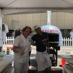 The guys from Anitica Pizzeria, Naples Italy. It suppose to be the oldest pizzeria in the world. The guys from Anitica Pizzeria, Naples Italy. It suppose to be the oldest pizzeria in the world.