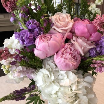 Laurel & Leaf - Mom's birthday flowers in June. My request was purple, pink, and white and no tulips. She suggested tall. This is what she created :) - Florists Near Me - Franklin, Tennessee Laurel & Leaf - Mom's birthday flowers in June. My request was purple, pink, and white and no tulips. She suggested tall. This is what she created :) - Florists Near Me - Franklin, Tennessee