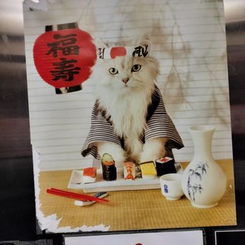 Endless Hibachi And Sushi - Their elevator photo... How is this for pushing a stereotype. I find it offensive and I am not Asian - Teppanyaki Near Me - Peabody, Massachusetts