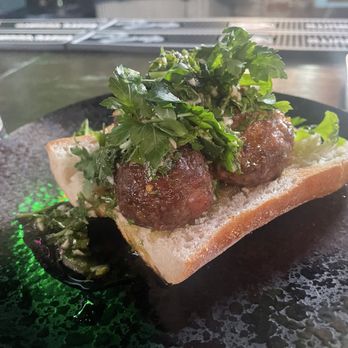 Troop PVD - Uruguayan chorizo meatballs - New American Near Me - Providence, Rhode Island