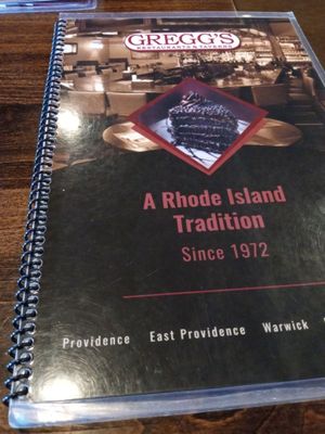 Menu photo 3 Gregg's Restaurants East Providence, RI
