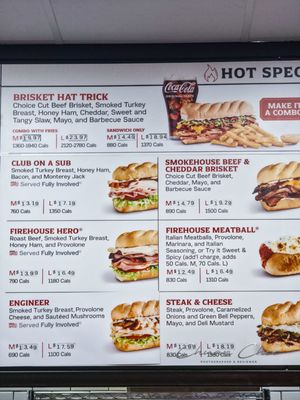 Menu photo 3 Firehouse Subs Toronto Bathurst & College Toronto, ON
