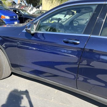 Hal's Auto - LOOK AT THE COLOR! My car color is a deep blue - not this bright blue that you see here. It's supposed to be what you see in the far left. - Body Shops Near Me - Woodland Hills, California Hal's Auto - LOOK AT THE COLOR! My car color is a deep blue - not this bright blue that you see here. It's supposed to be what you see in the far left. - Body Shops Near Me - Woodland Hills, California