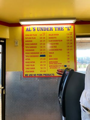 Menu photo 2 Al's Under the L Chicago, IL