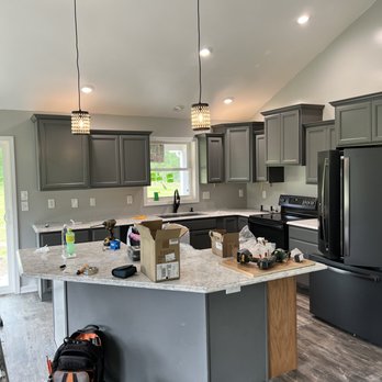 Hanley Electric - Brand new kitchen (new construction) - Electricians Near Me Hanley Electric - Brand new kitchen (new construction) - Electricians Near Me