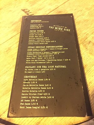 Menu photo 3 The Wine Side Alcúdia, PM