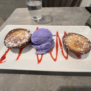 Taverna Costera - Butter mochi w/ ube ice cream - Asian Fusion Near Me - Las Vegas, Nevada
