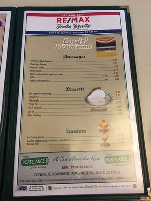 Menu photo 2 Louis Restaurant And Pizza Vanier, ON