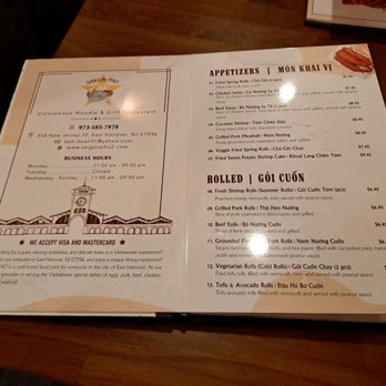 Saigon Pho - Menu - Vietnamese Near Me - East Hanover, New Jersey