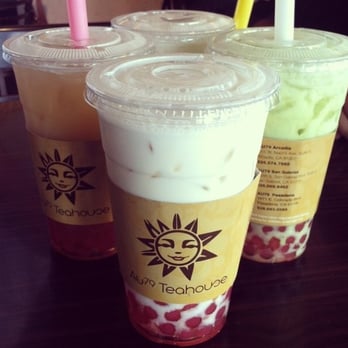 Au79 Teahouse - The pink boba is delicious !! - Coffee & Tea Near Me - Arcadia, California