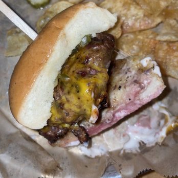 Bare Back Grill - Lil bites put together backwards on bun once returned to table and blood soaked. - Bars Near Me - San Diego, California Bare Back Grill - Lil bites put together backwards on bun once returned to table and blood soaked. - Bars Near Me - San Diego, California