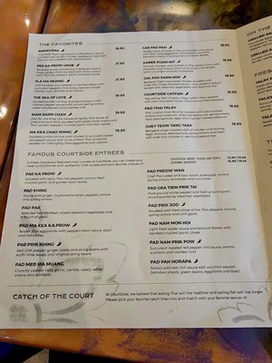 Menu photo 5 Courtside Thai Cuisine Fairfax, VA