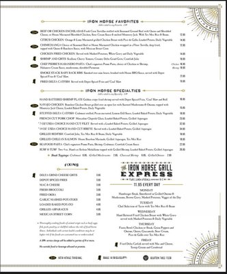 Menu photo 8 The Iron Horse Grill Jackson, MS