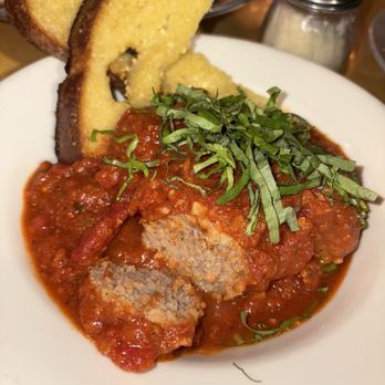 Red Boy Pizza - Meatballs in red sauce with garlic bread - Pizza Near Me - Oakland, California Red Boy Pizza - Meatballs in red sauce with garlic bread - Pizza Near Me - Oakland, California