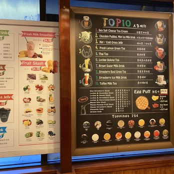 Honey B Tea House - Menu as of Dec. 20th, 2023 - Coffee & Tea Near Me - San Francisco, California