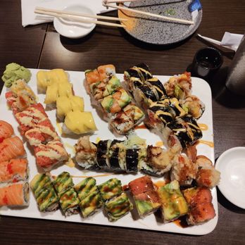 Fusha Asian Fusion - A bunch of sushi rolls - Asian Fusion Near Me - Freehold, New Jersey Fusha Asian Fusion - A bunch of sushi rolls - Asian Fusion Near Me - Freehold, New Jersey