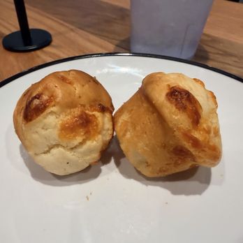 Jim 'N Nick's Bar-B-Q - Little Roll Popover thingers with cheese goodness added. - Barbeque Near Me - Olive Branch, Mississippi