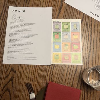 Amano - Menu - Cocktail Bars Near Me - Caldwell, Idaho