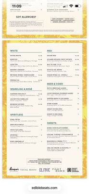 Menu photo 2 Linger Denver, CO