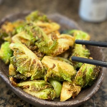 Brochette Dumpling - 44. Brussels Sprouts with Truffle Salt () - Dim Sum Near Me - San Francisco, California