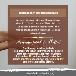 Café Herzstück - Informationen aus dem Herzstück...