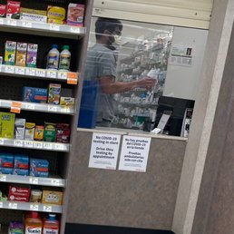 a man working in a store