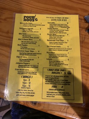 Menu photo 4 The Pour House Gulfport, MS Menu photo 4 The Pour House Gulfport, MS