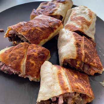 Shawarmaji - Lamb Schwarma Wrap added with cheddar (+1) - Middle Eastern Near Me - Oakland, California Shawarmaji - Lamb Schwarma Wrap added with cheddar (+1) - Middle Eastern Near Me - Oakland, California